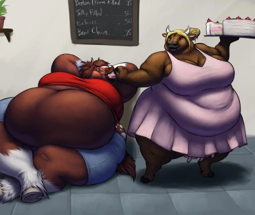 Fat furry harem