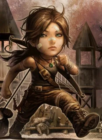 Lara Croft w/ Daddy issues