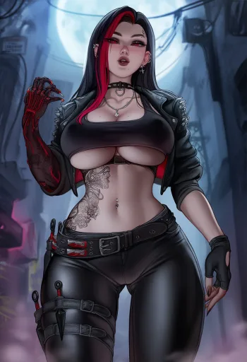 Zera Cyberpunk Assassin (female version)
