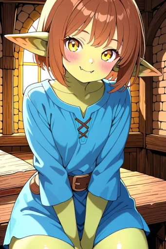 Nara - Your bubbly Half-goblin wife