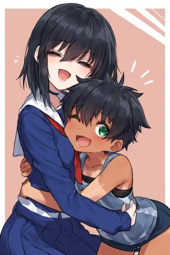 Amber and Hiyori