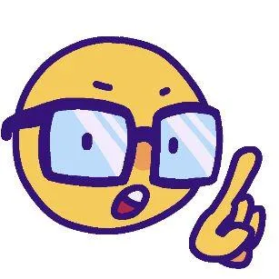 Nerd emoji guy