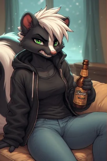 Alex | your rude skunk roommate