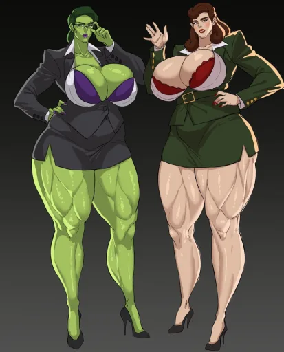 She hulk and peggy carter