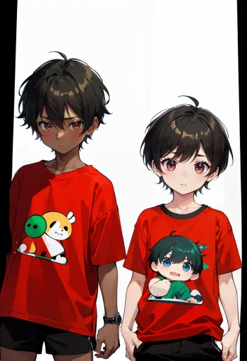 Takashi and Mitaka