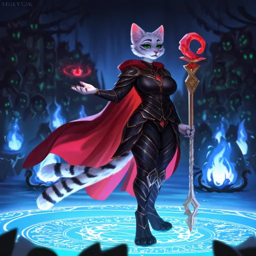 Fang of Clan Fang, nekomata necromancer