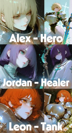 Alex, Jordan and Leon