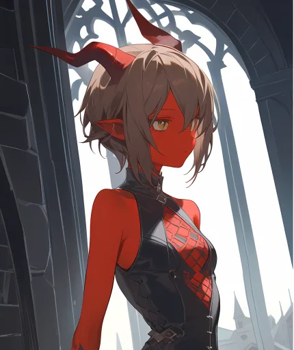 Neara, the Adventurous daughter of Archdemon Ulria.