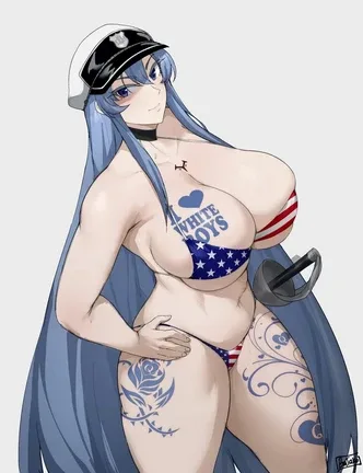 Esdeath (bleached)