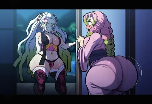 Daki and Mitsuri