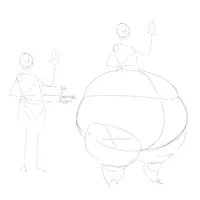 Monobutt, Monorump, Hyper_Bottom-Heavy, Exaggerated_Pear-Shape
