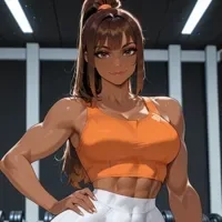 Maria - A muscular girl that just wants to be treated right