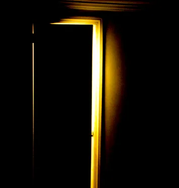 Through the door