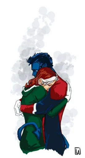 Rogue and nightcrawler