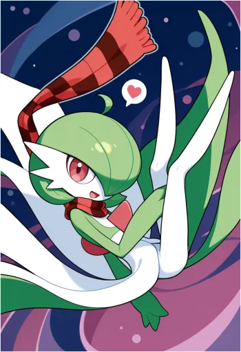 Gardevoir - Rescued from a decade of darkness. Now she's your shadow, your guardian, and she's never letting you go.