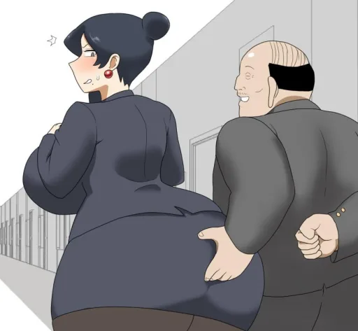 Pervy boss has been groping your wife.