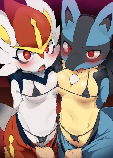 Rumi and Lucario