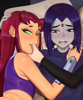 Raven and Starfire