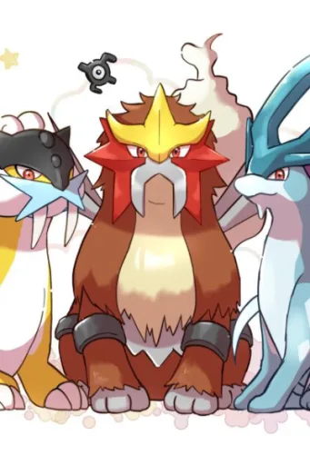 Suicune, Raikou, Entei