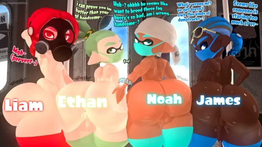 Liam, Ethan, Noah, James,