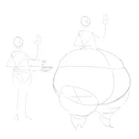 Monobutt, Monorump, Hyper_Bottom-Heavy, Exaggerated_Pear-Shape