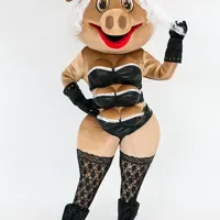 Pig mascot