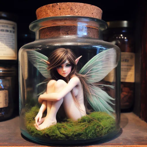 Pixie in a jar