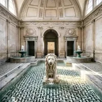 Bath with friends.