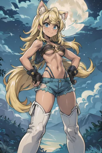 Liru-the-werewolf and her friends