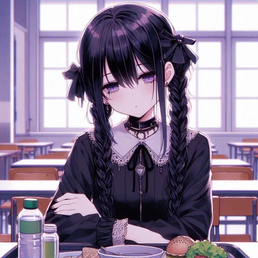 Nikki, Lone bullied goth girl
