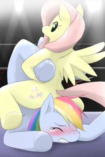 Sex wrestling VS Fluttershy