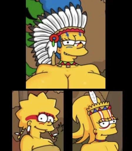 Marge, Bart, & Lisa