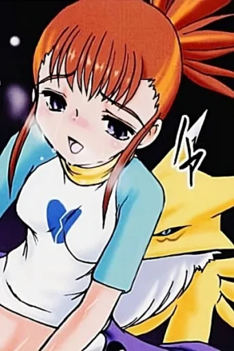 Renamon and Rika