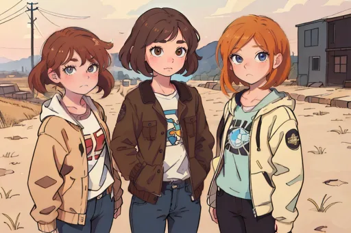 Survivor Girls Trio - Sandbox RPG