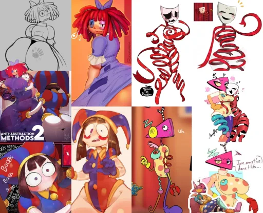 Ragatha, Pomni, Zooble & Gangle